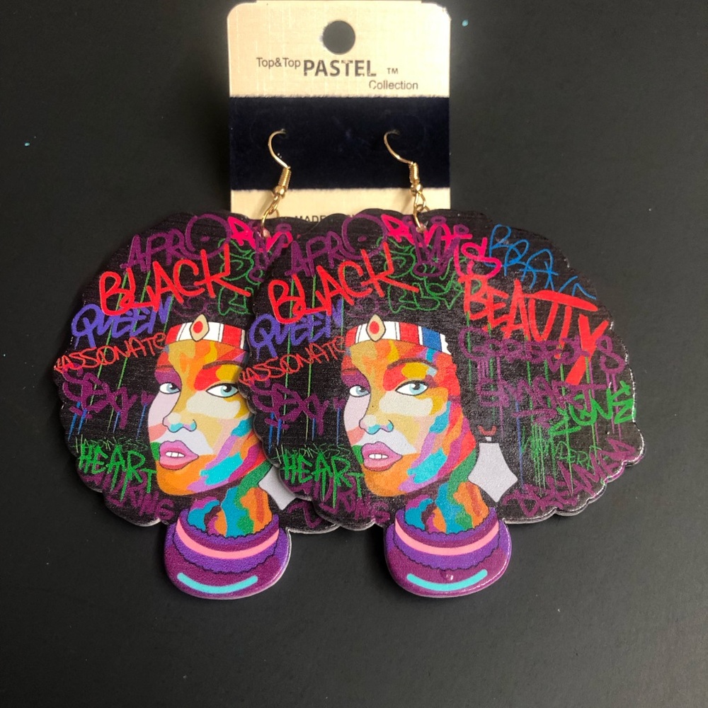 Afro Earrings